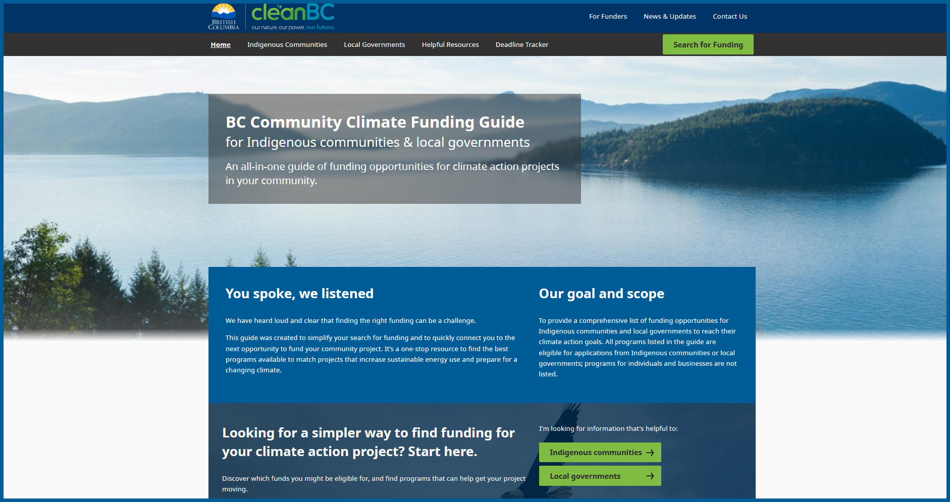 Clean BC Community Climate Funding Guide