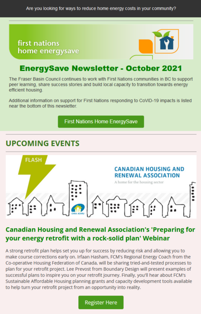 Check out our October newsletter