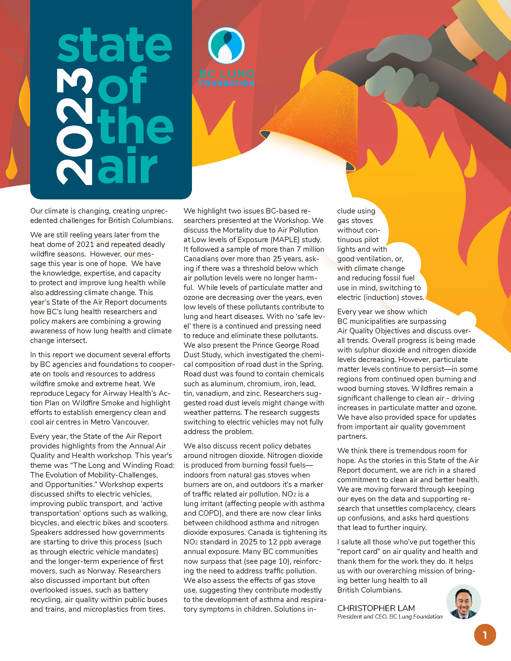 BC Lung State of the Air Report 2023